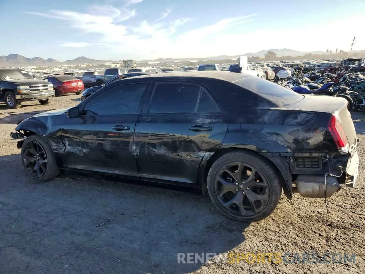 2 fotografías del automóvil dañado 2C3CCABG6NH154613 CHRYSLER 300 2022