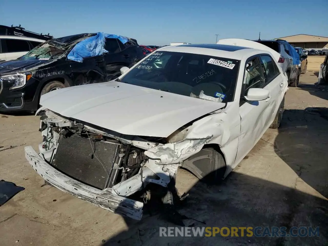 1 fotografías del automóvil dañado 2C3CCABG8NH245284 CHRYSLER 300 2022