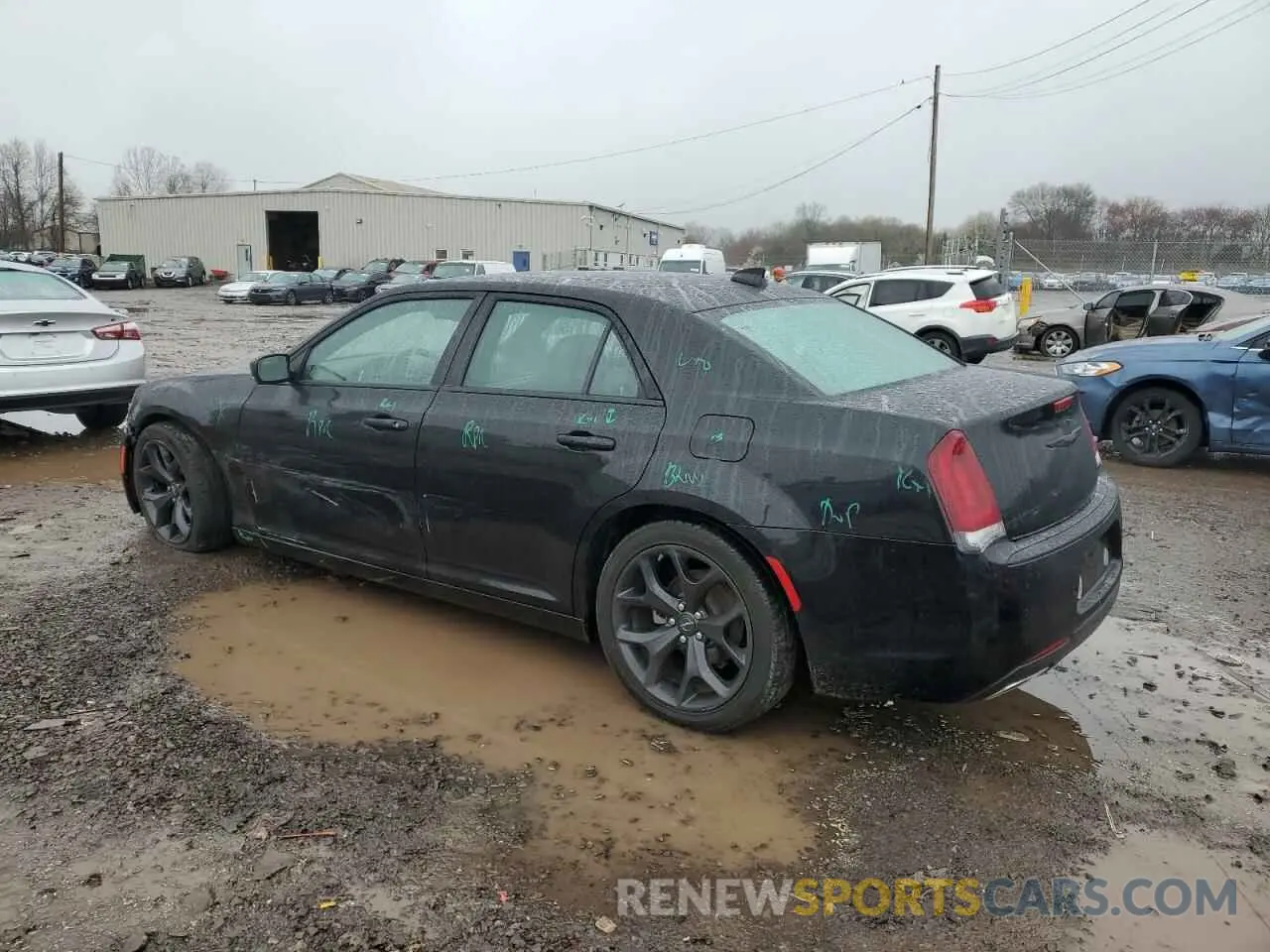 2 fotografías del automóvil dañado 2C3CCABG9NH135232 CHRYSLER 300 2022