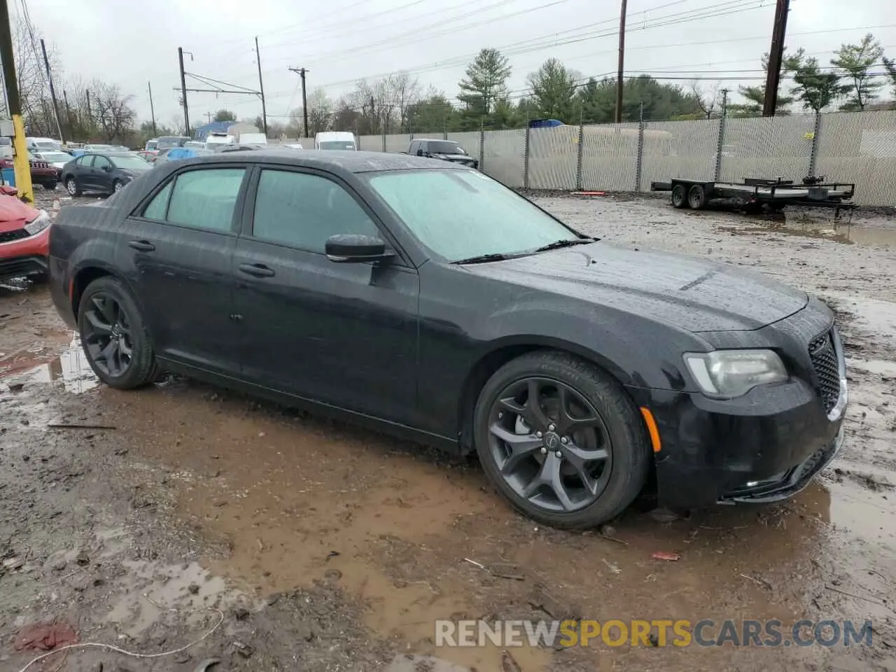 4 fotografías del automóvil dañado 2C3CCABG9NH135232 CHRYSLER 300 2022