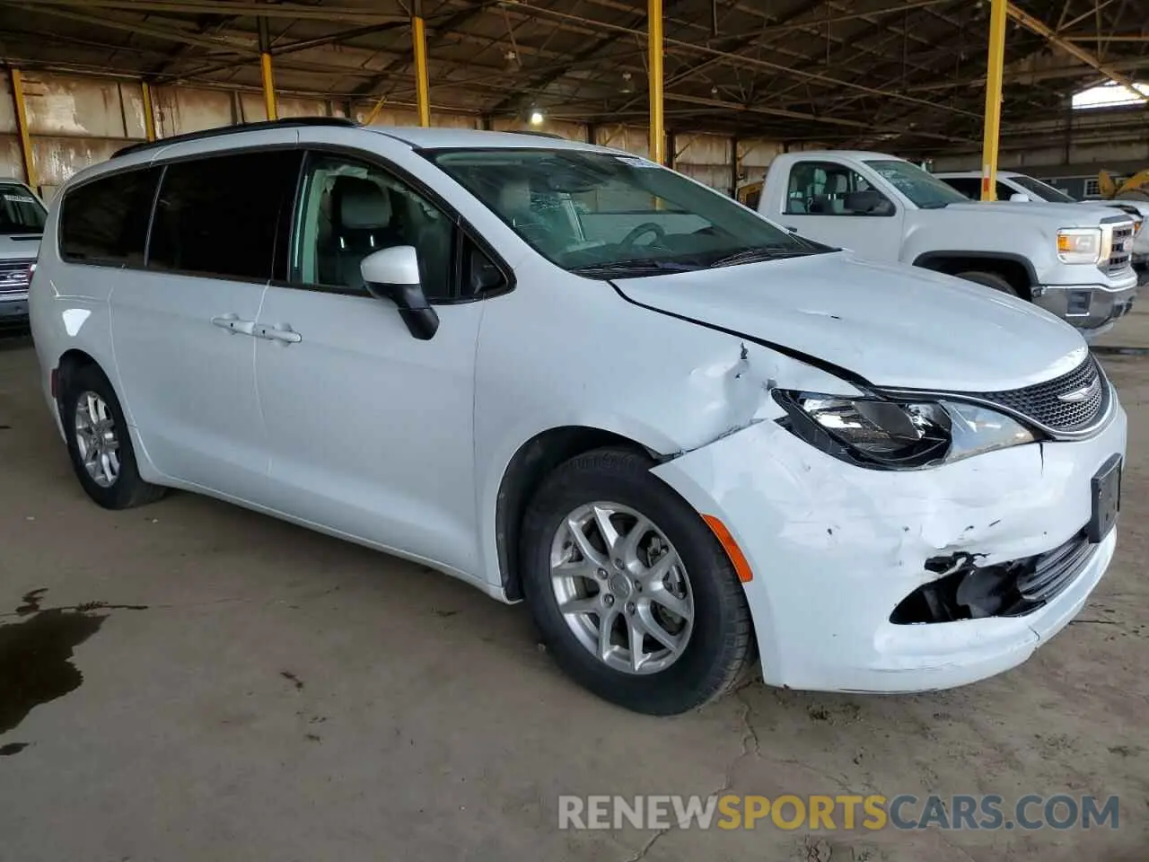 4 fotografías del automóvil dañado 2C4RC1DG0LR265538 CHRYSLER MINIVAN 2020