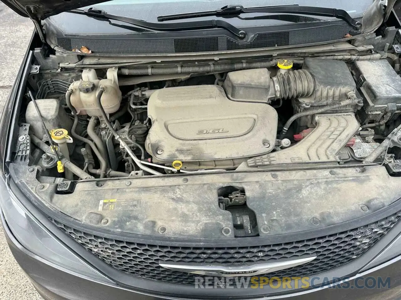 7 fotografías del automóvil dañado 2C4RC1AG0MR607429 CHRYSLER MINIVAN 2021