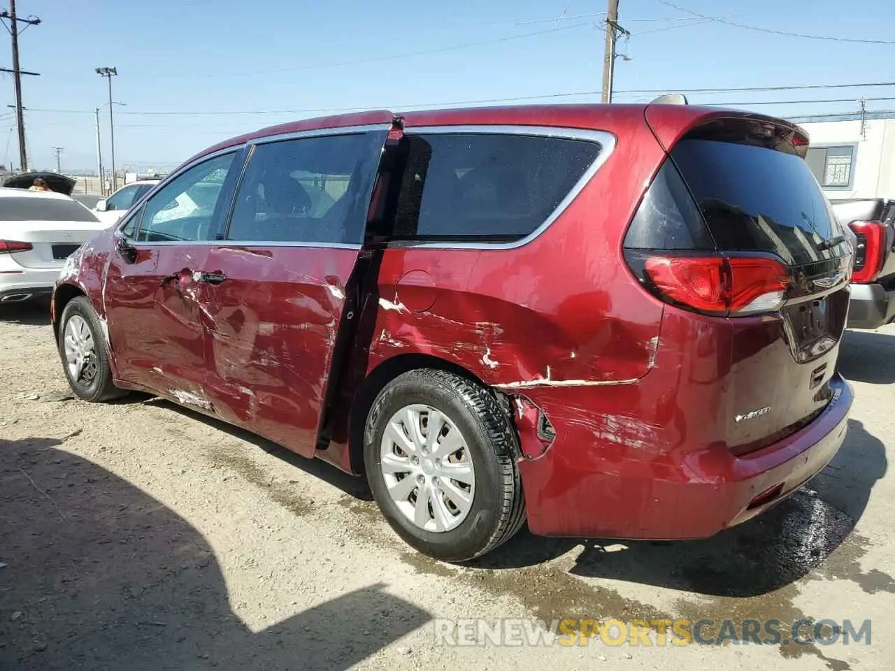 2 fotografías del automóvil dañado 2C4RC1AG4MR558297 CHRYSLER MINIVAN 2021