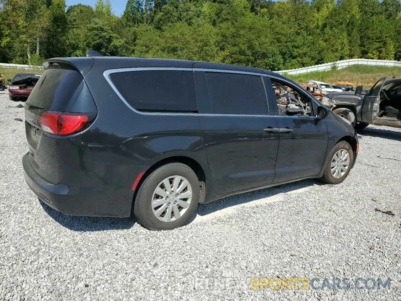 3 fotografías del automóvil dañado 2C4RC1AG7MR560402 CHRYSLER MINIVAN 2021