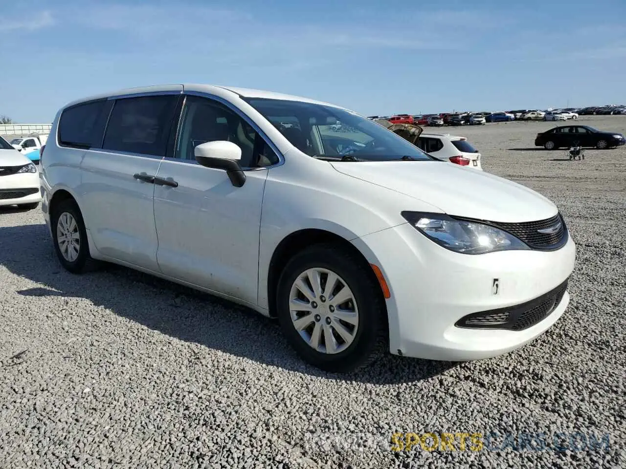 4 fotografías del automóvil dañado 2C4RC1AGXMR535221 CHRYSLER MINIVAN 2021