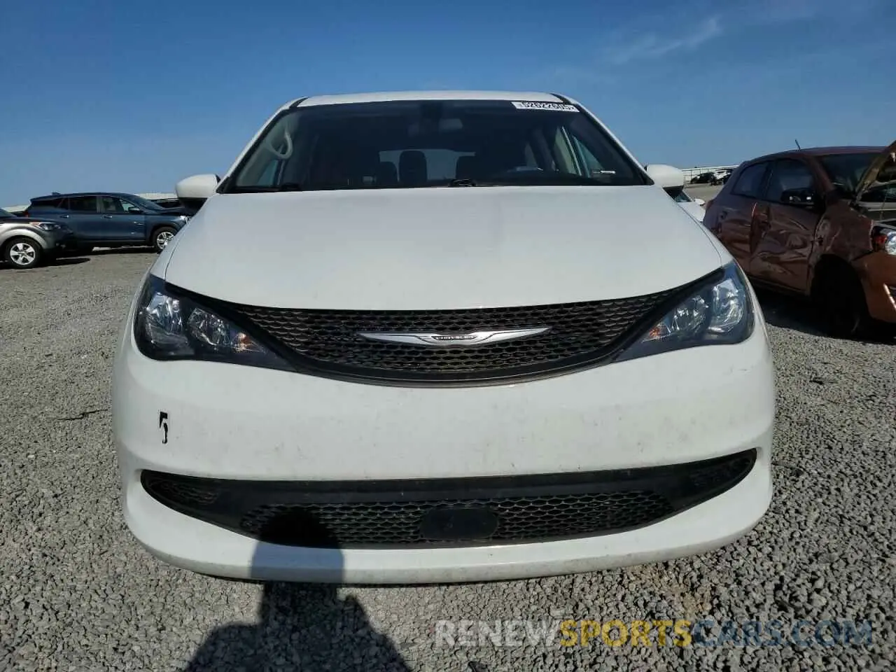 5 fotografías del automóvil dañado 2C4RC1AGXMR535221 CHRYSLER MINIVAN 2021