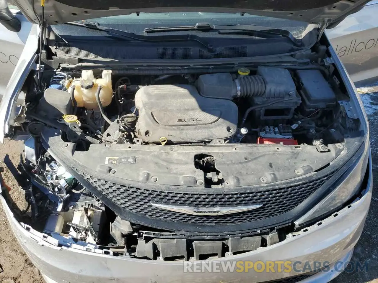 12 fotografías del automóvil dañado 2C4RC1CG1MR580285 CHRYSLER MINIVAN 2021