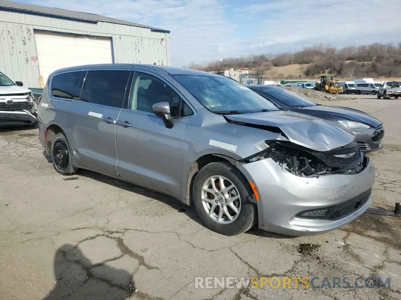 4 fotografías del automóvil dañado 2C4RC1CG1MR580285 CHRYSLER MINIVAN 2021
