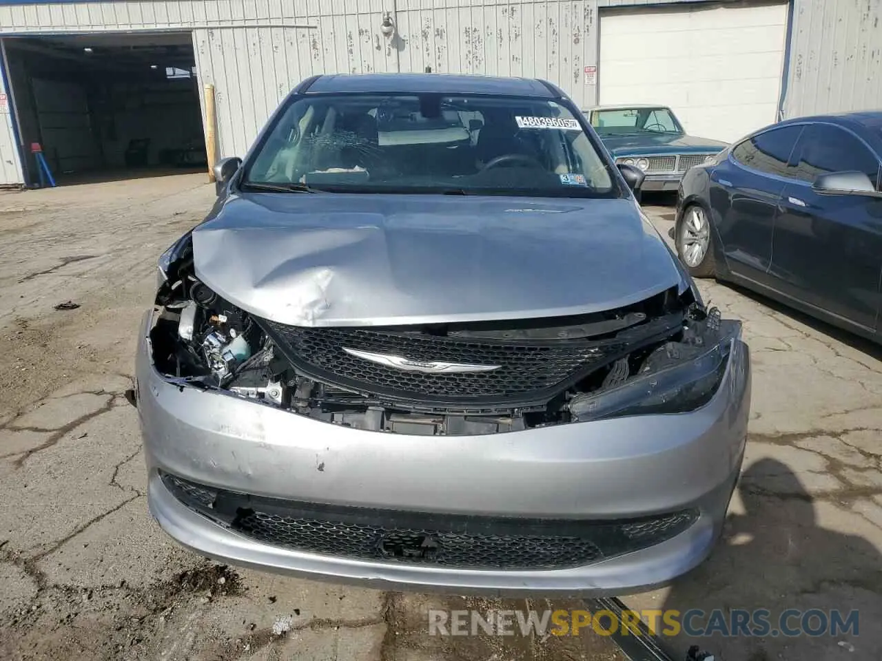 5 fotografías del automóvil dañado 2C4RC1CG1MR580285 CHRYSLER MINIVAN 2021