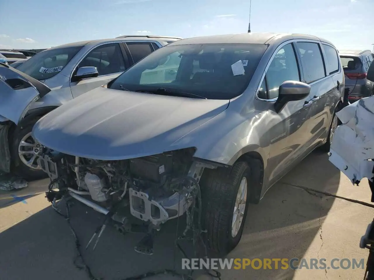 1 fotografías del automóvil dañado 2C4RC1CG6MR580279 CHRYSLER MINIVAN 2021