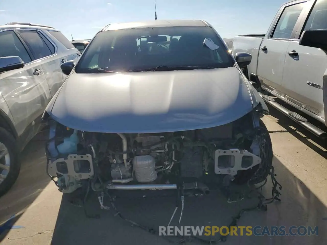 5 fotografías del automóvil dañado 2C4RC1CG6MR580279 CHRYSLER MINIVAN 2021