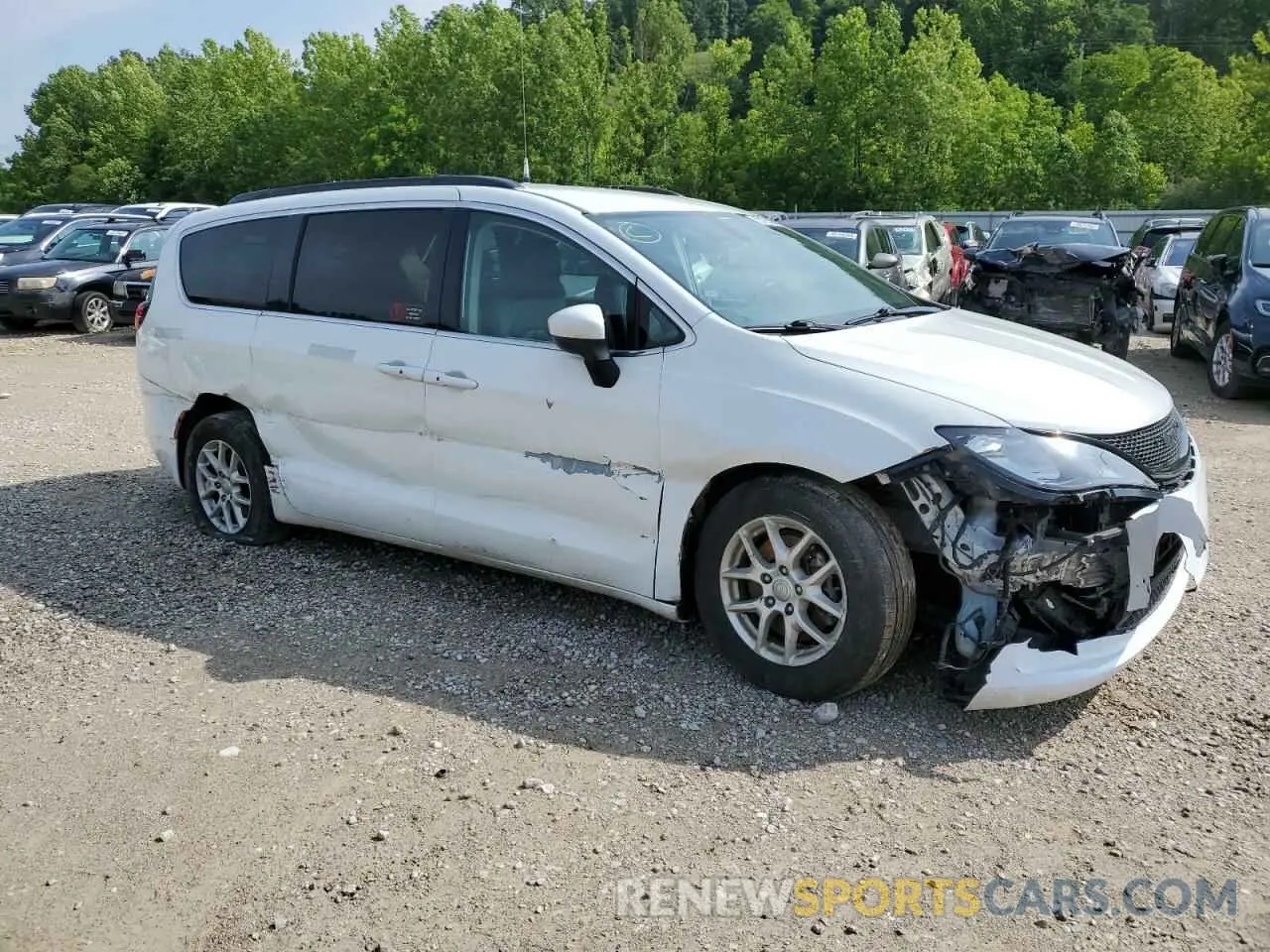 4 fotografías del automóvil dañado 2C4RC1DG0MR505589 CHRYSLER MINIVAN 2021