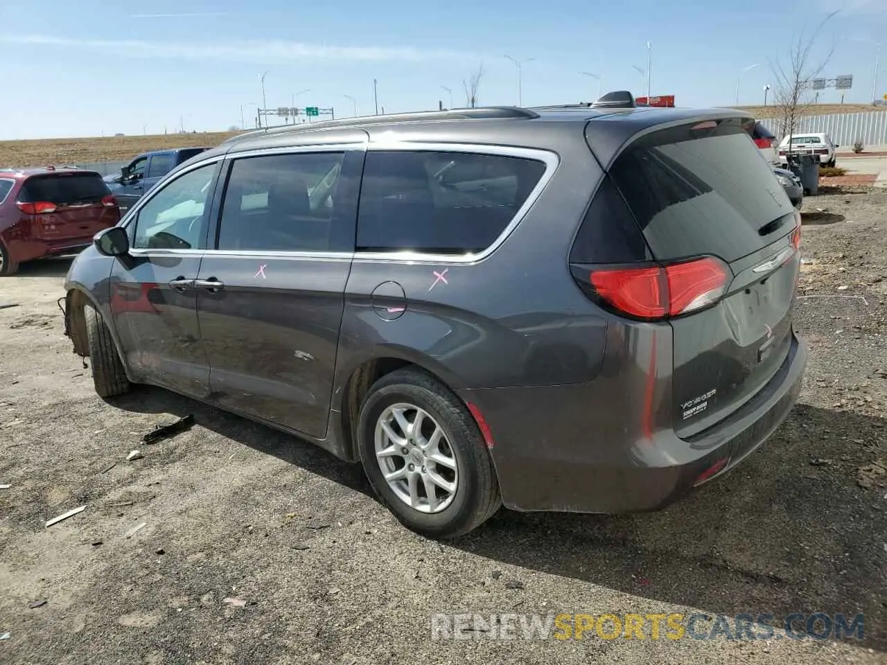 2 fotografías del automóvil dañado 2C4RC1DG0MR505902 CHRYSLER MINIVAN 2021