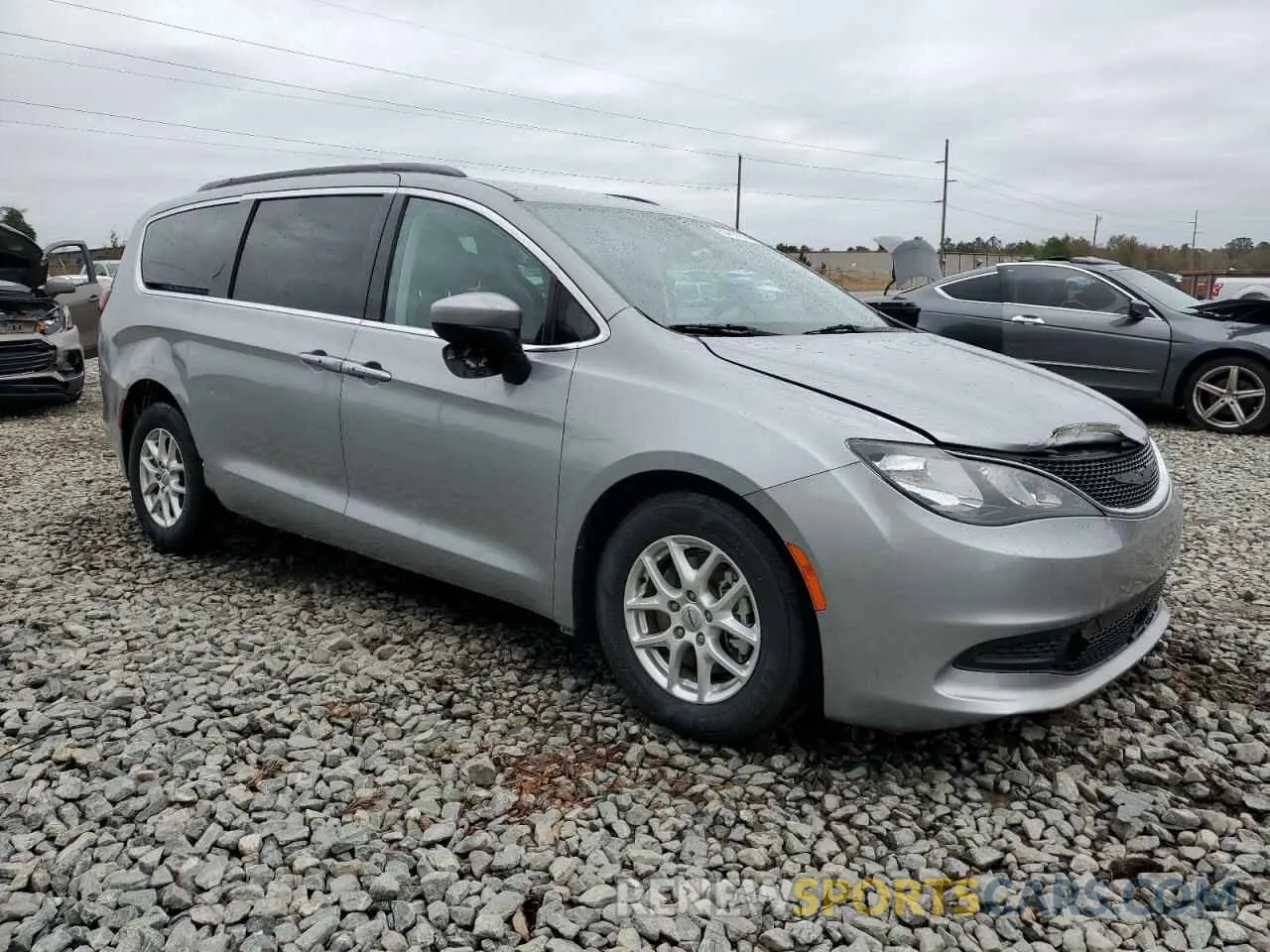 4 fotografías del automóvil dañado 2C4RC1DG0MR506340 CHRYSLER MINIVAN 2021