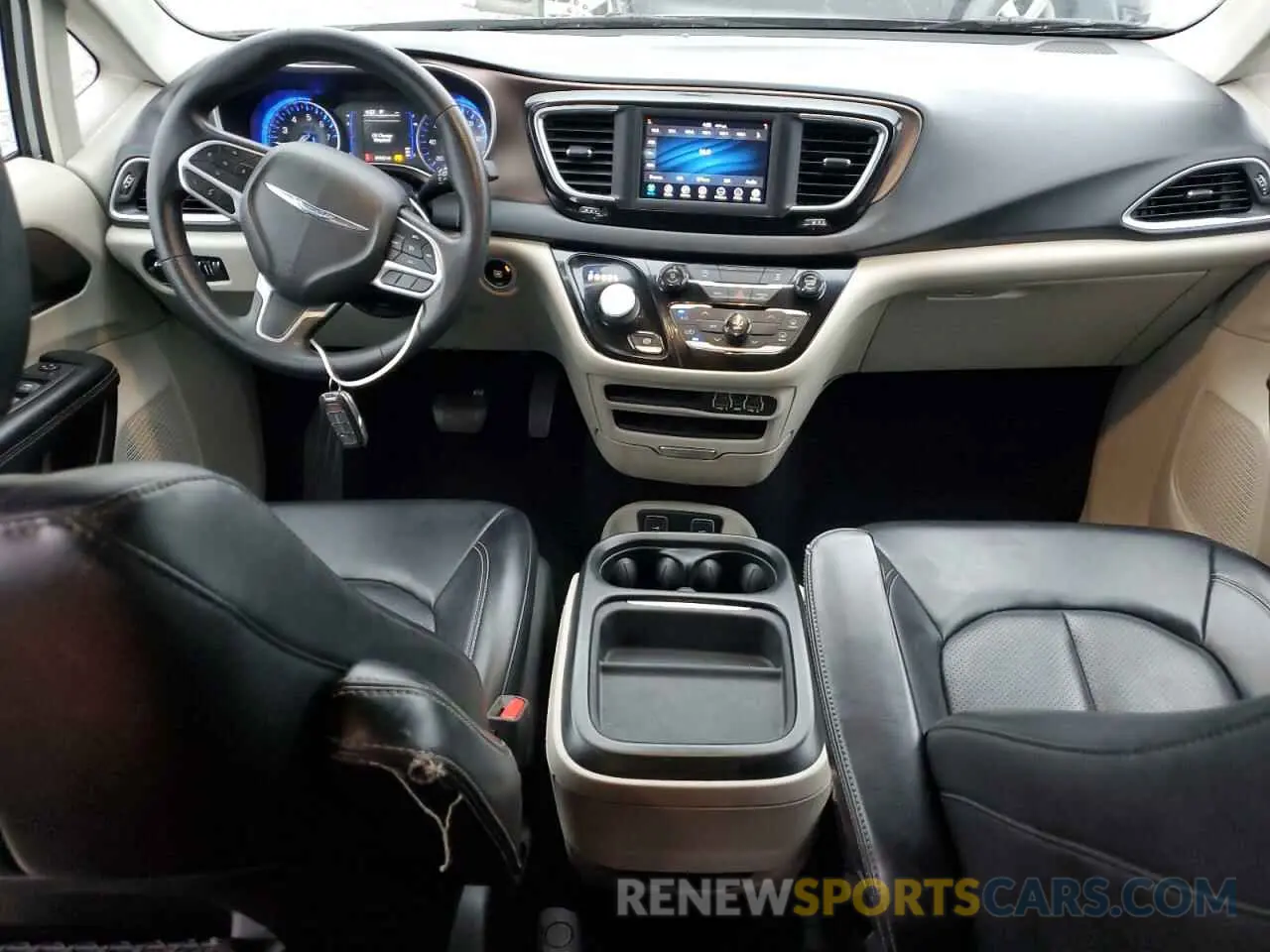 8 fotografías del automóvil dañado 2C4RC1DG0MR506340 CHRYSLER MINIVAN 2021