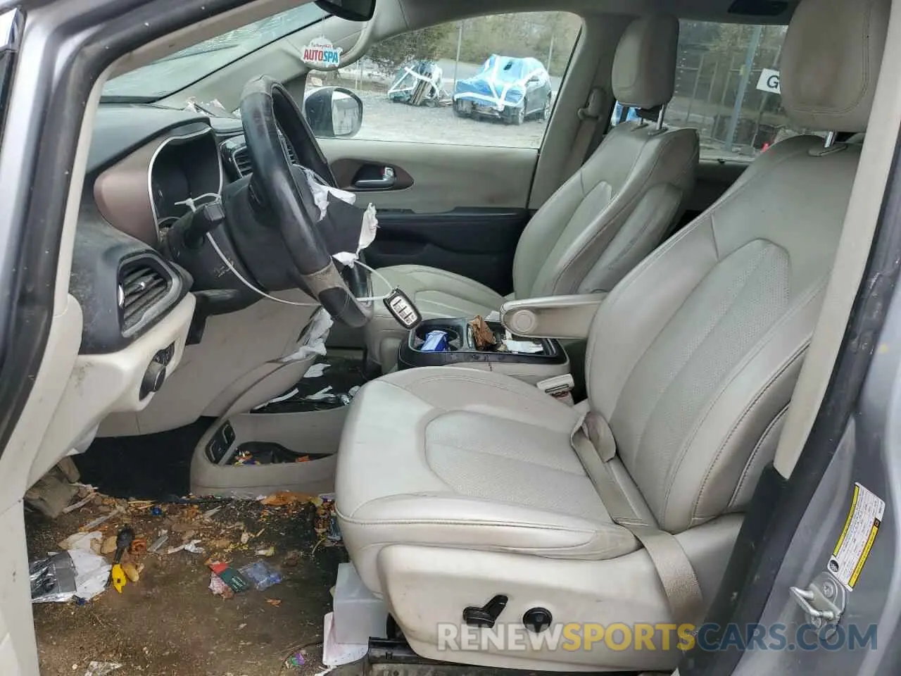 7 fotografías del automóvil dañado 2C4RC1DG0MR521145 CHRYSLER MINIVAN 2021