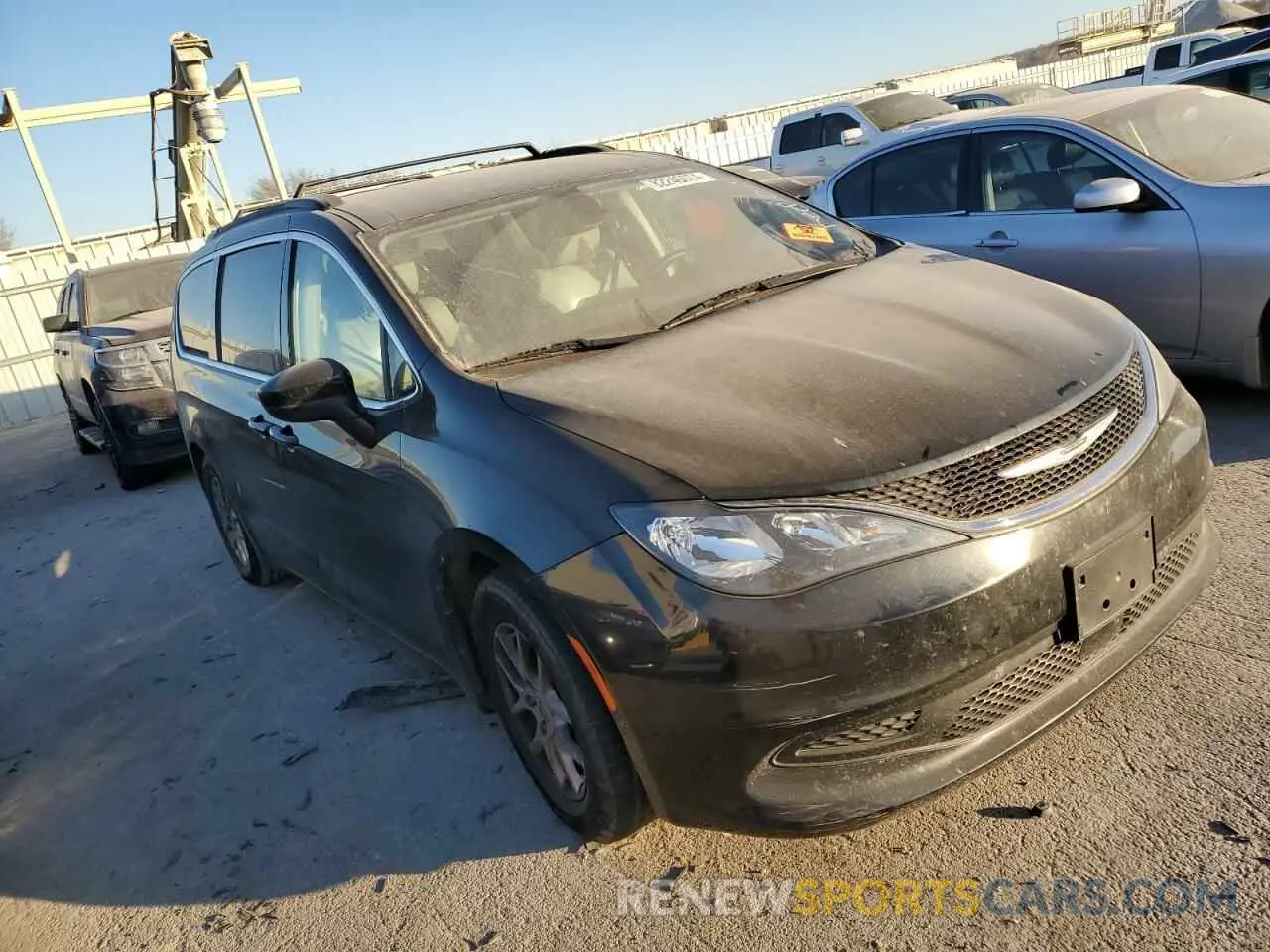 4 fotografías del automóvil dañado 2C4RC1DG1MR539220 CHRYSLER MINIVAN 2021