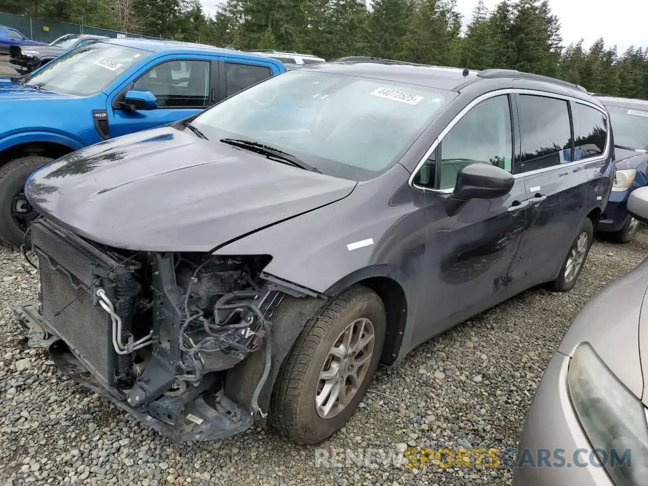 1 fotografías del automóvil dañado 2C4RC1DG1MR549844 CHRYSLER MINIVAN 2021