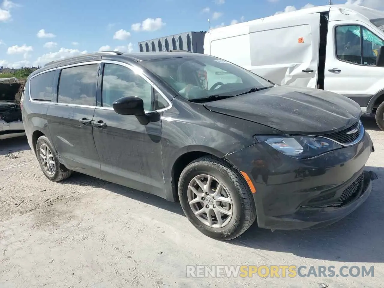 4 fotografías del automóvil dañado 2C4RC1DG4MR539082 CHRYSLER MINIVAN 2021
