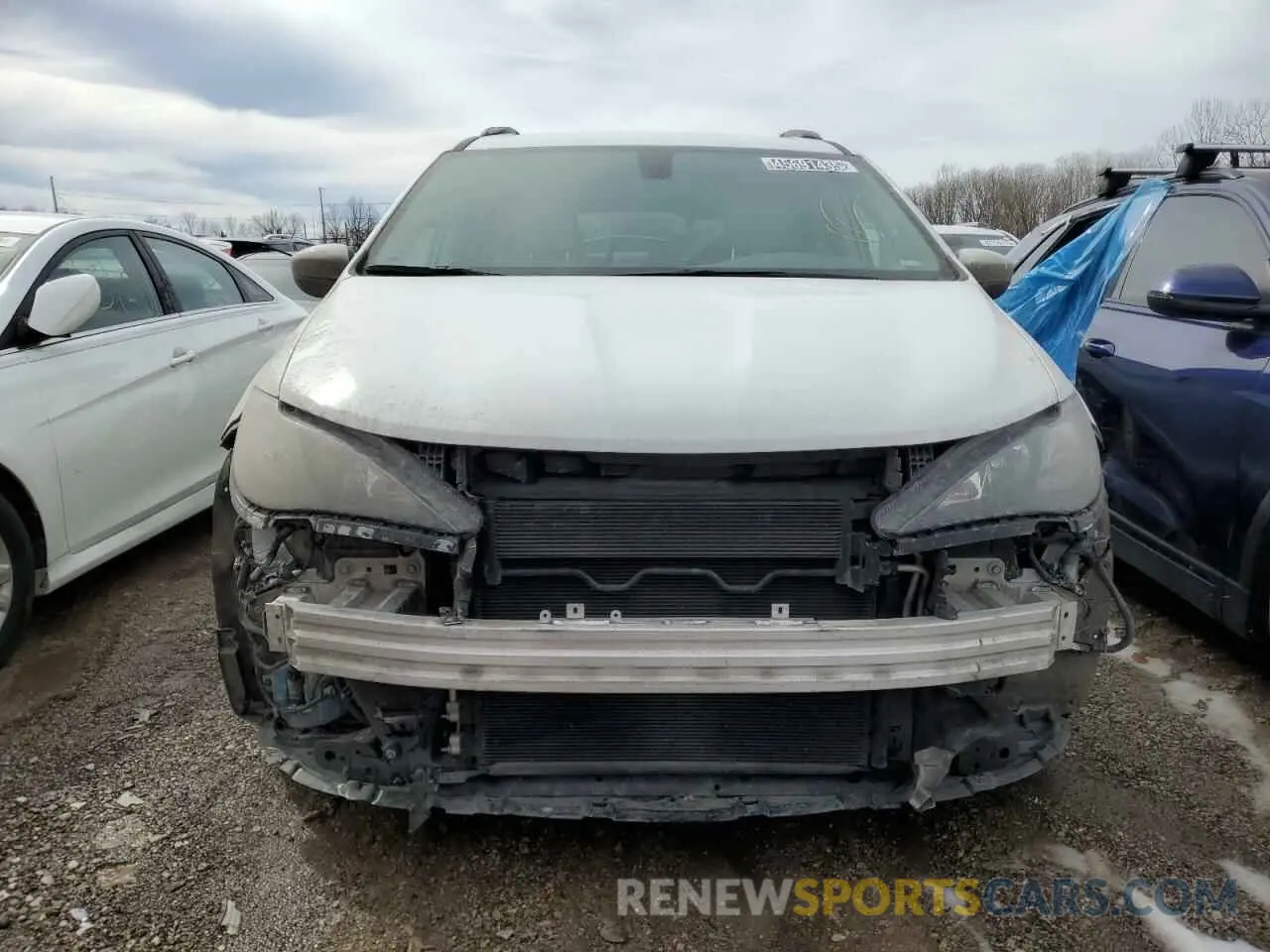 5 fotografías del automóvil dañado 2C4RC1DG4MR570770 CHRYSLER MINIVAN 2021