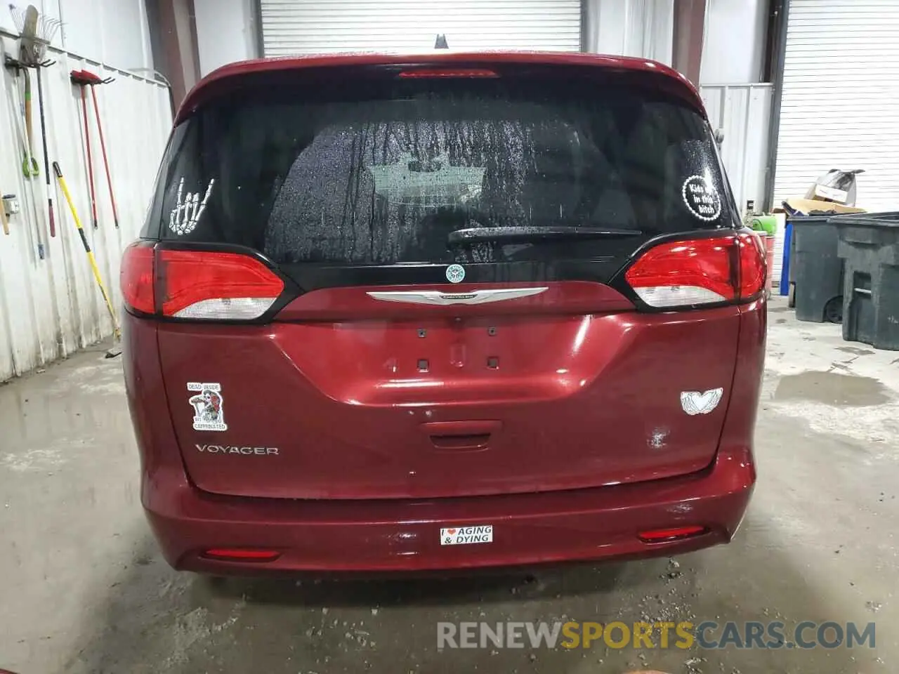 6 fotografías del automóvil dañado 2C4RC1DG5MR534568 CHRYSLER MINIVAN 2021