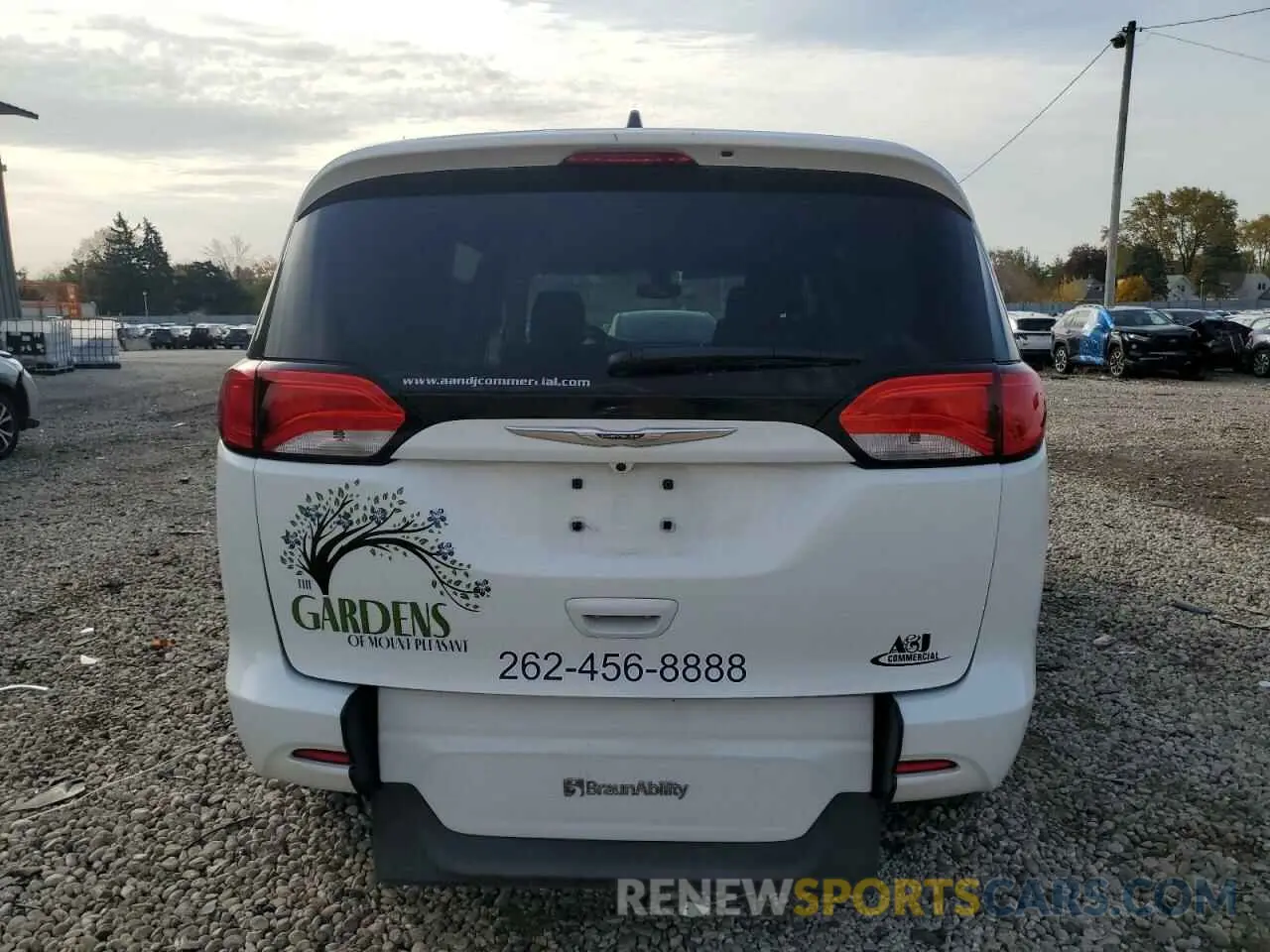 6 fotografías del automóvil dañado 2C4RC1DG5MR603937 CHRYSLER MINIVAN 2021