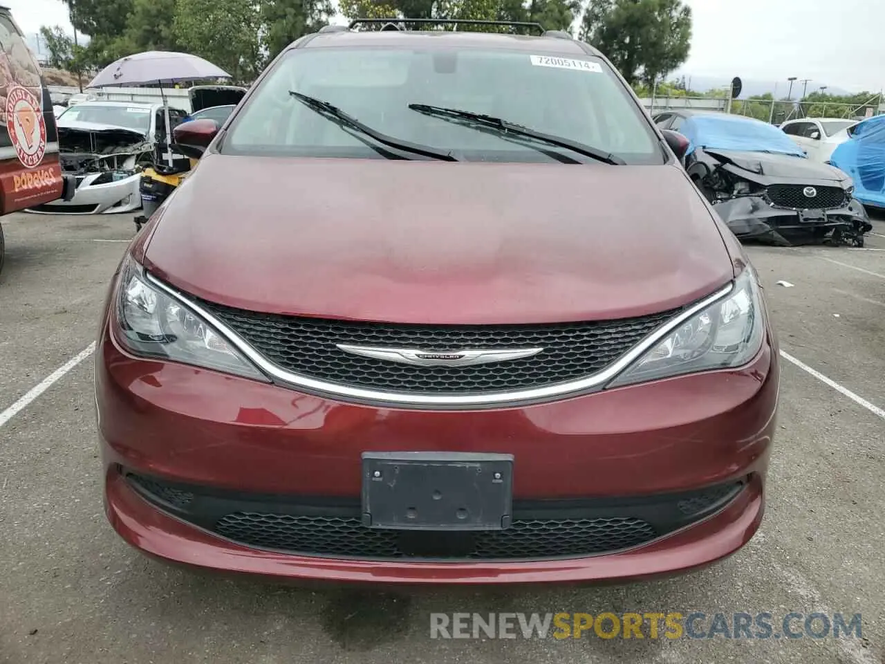 5 fotografías del automóvil dañado 2C4RC1DG9MR546027 CHRYSLER MINIVAN 2021