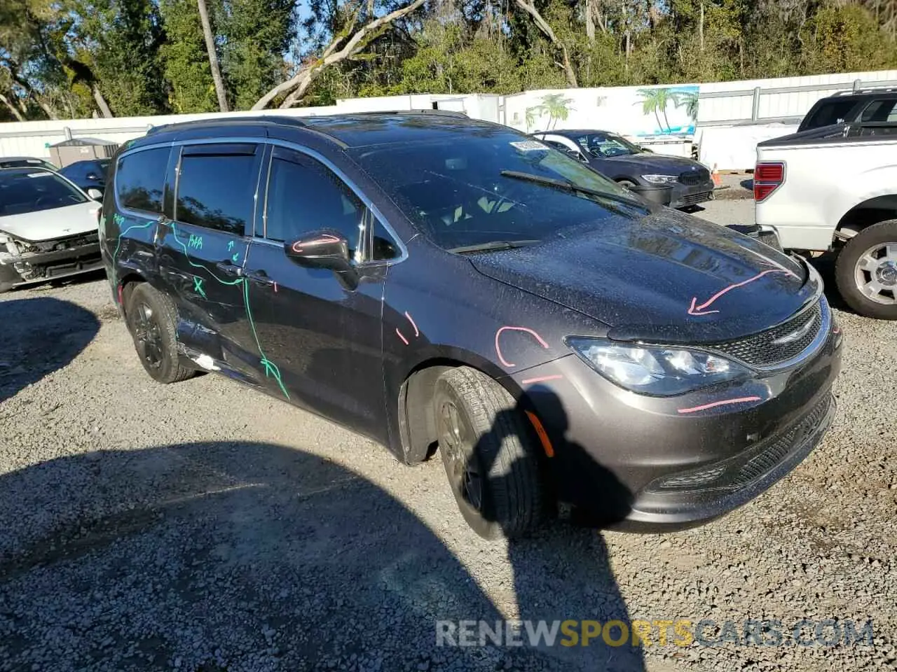 4 fotografías del automóvil dañado 2C4RC1DGXMR532699 CHRYSLER MINIVAN 2021