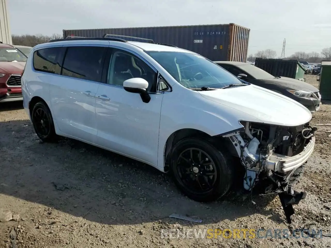 4 fotografías del automóvil dañado 2C4RC1DGXMR539068 CHRYSLER MINIVAN 2021