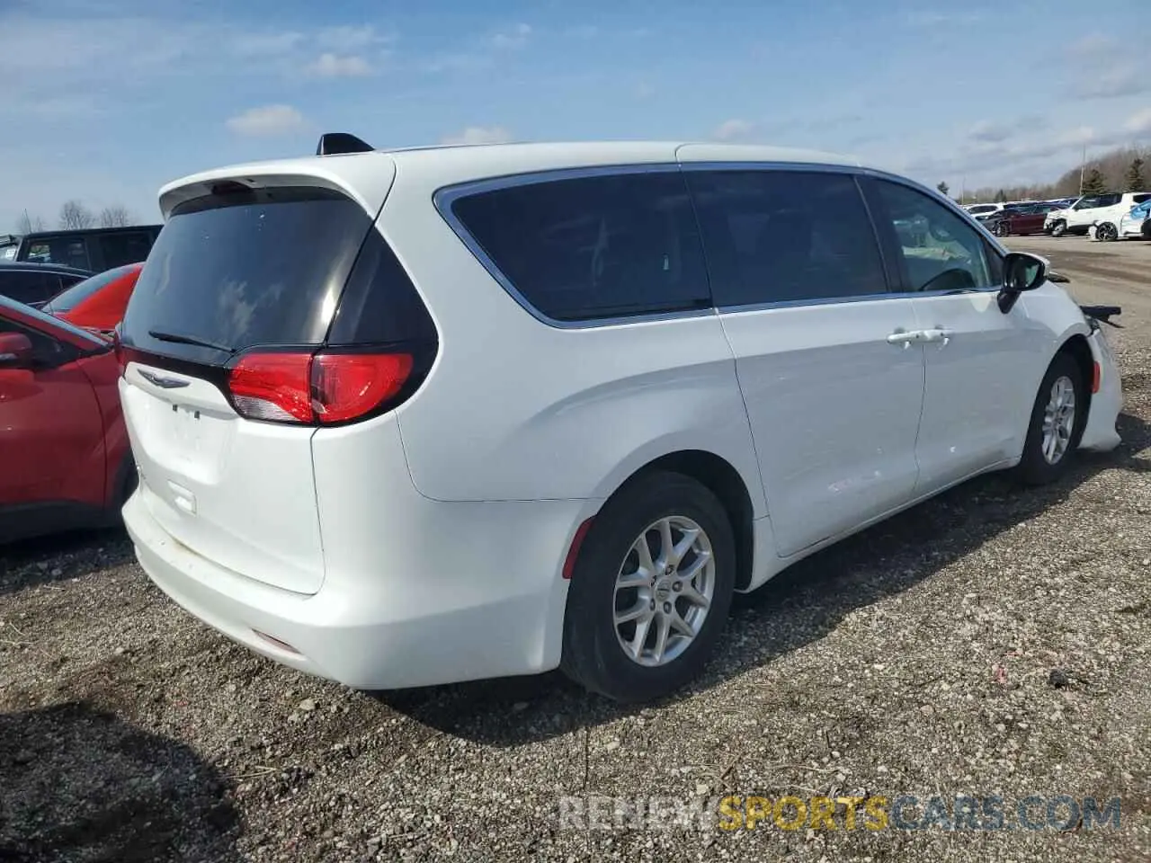3 fotografías del automóvil dañado 2C4RC1CG0NR104224 CHRYSLER MINIVAN 2022