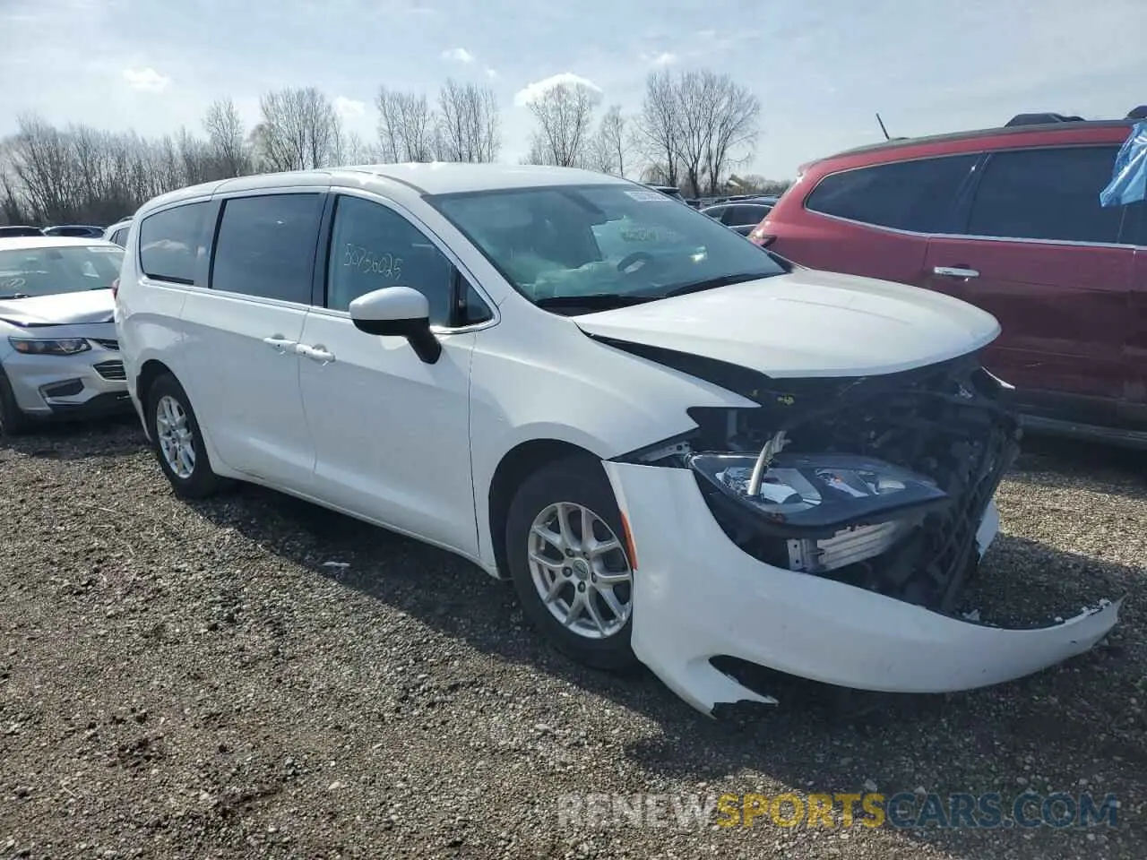 4 fotografías del automóvil dañado 2C4RC1CG0NR104224 CHRYSLER MINIVAN 2022