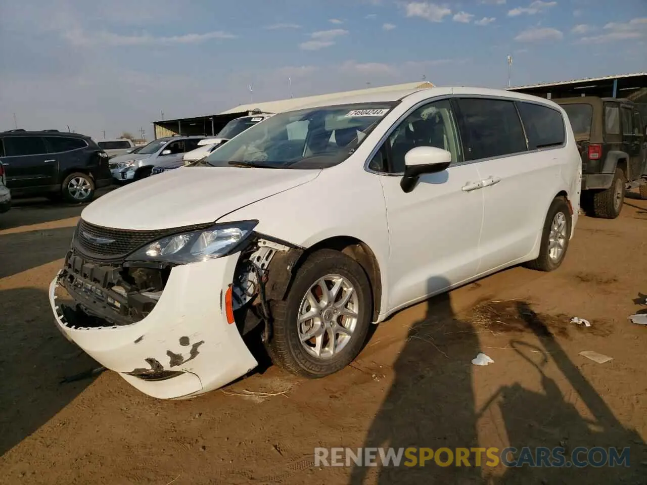 1 fotografías del automóvil dañado 2C4RC1CG6NR171507 CHRYSLER MINIVAN 2022