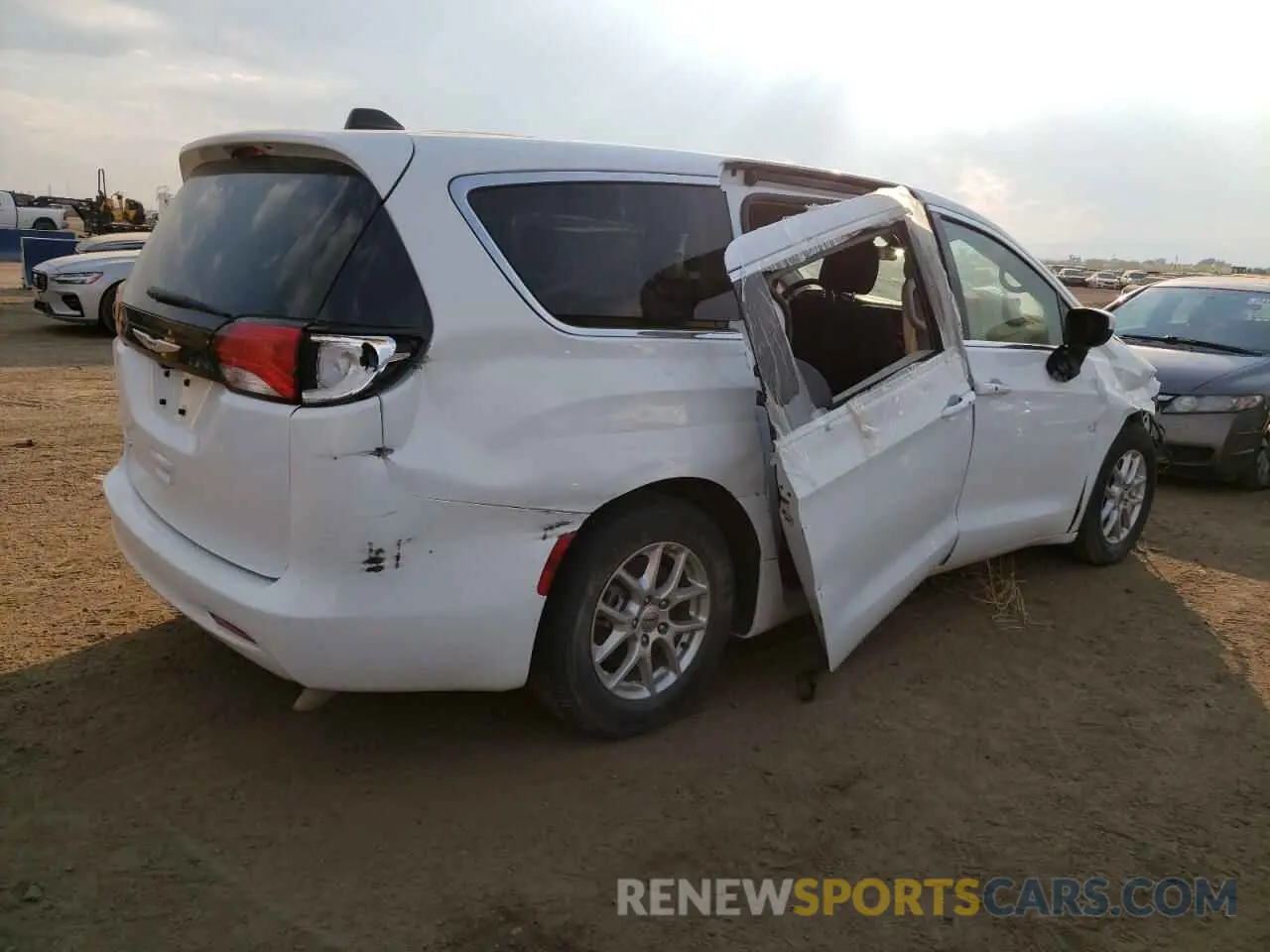 3 fotografías del automóvil dañado 2C4RC1CG6NR171507 CHRYSLER MINIVAN 2022