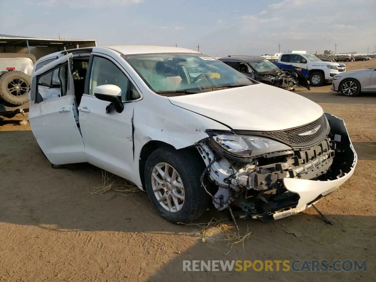 4 fotografías del automóvil dañado 2C4RC1CG6NR171507 CHRYSLER MINIVAN 2022