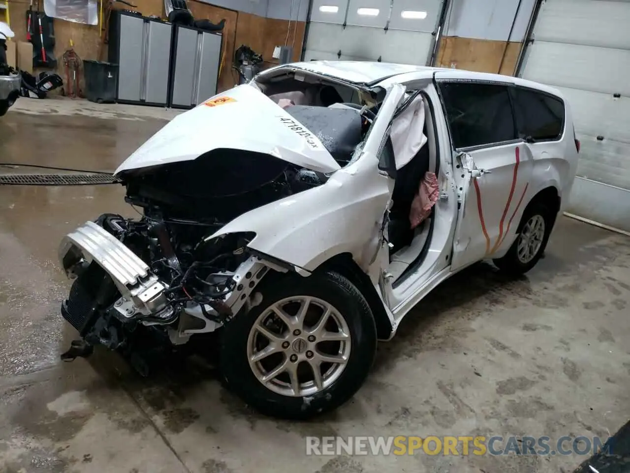 1 fotografías del automóvil dañado 2C4RC1CG7NR104172 CHRYSLER MINIVAN 2022