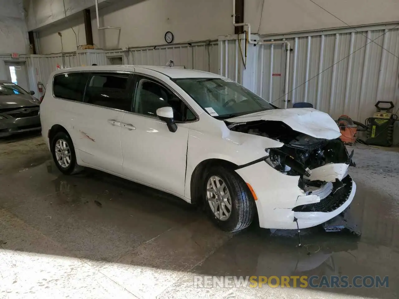4 fotografías del automóvil dañado 2C4RC1CGXNR166178 CHRYSLER MINIVAN 2022