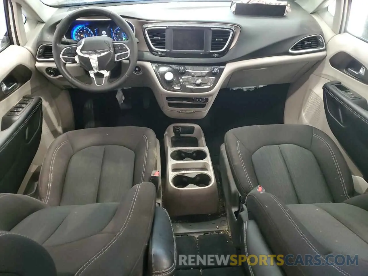 8 fotografías del automóvil dañado 2C4RC1CGXNR166178 CHRYSLER MINIVAN 2022