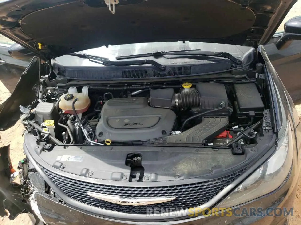 12 fotografías del automóvil dañado 2C4RC1CGXNR218960 CHRYSLER MINIVAN 2022