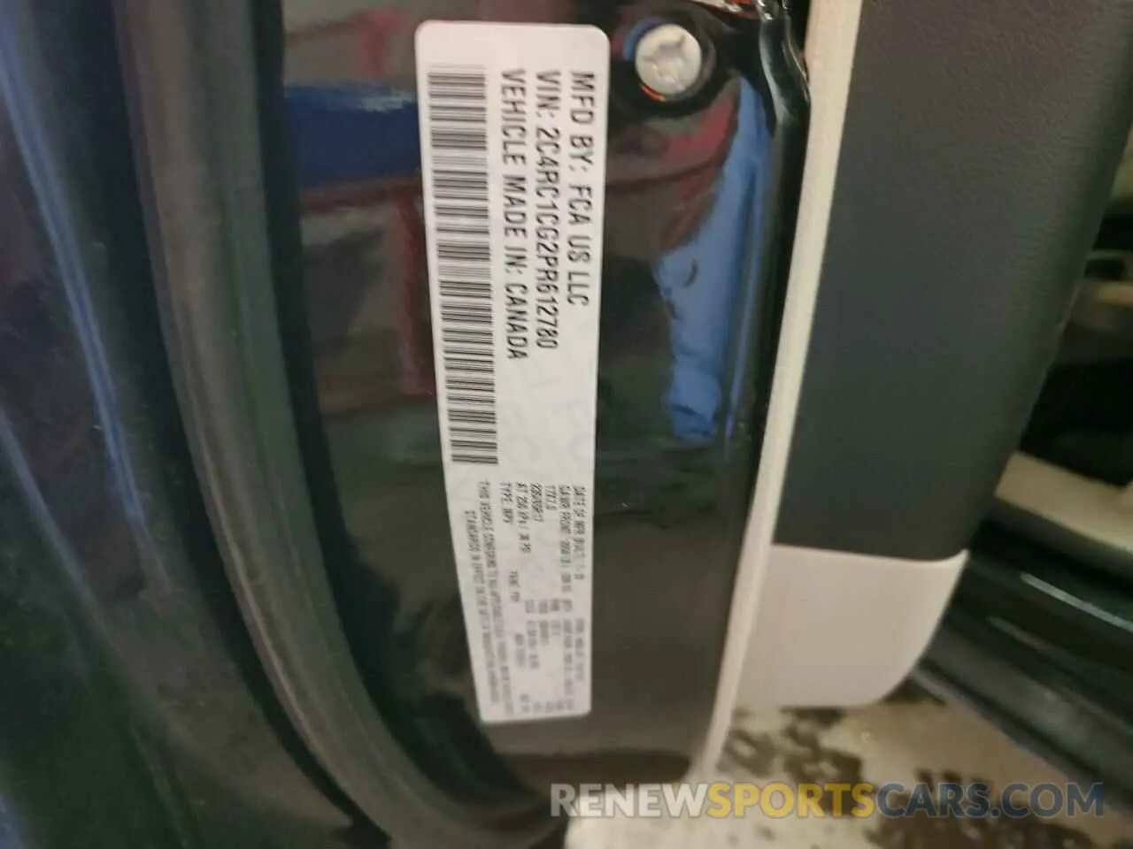 13 fotografías del automóvil dañado 2C4RC1CG2PR612780 CHRYSLER MINIVAN 2023