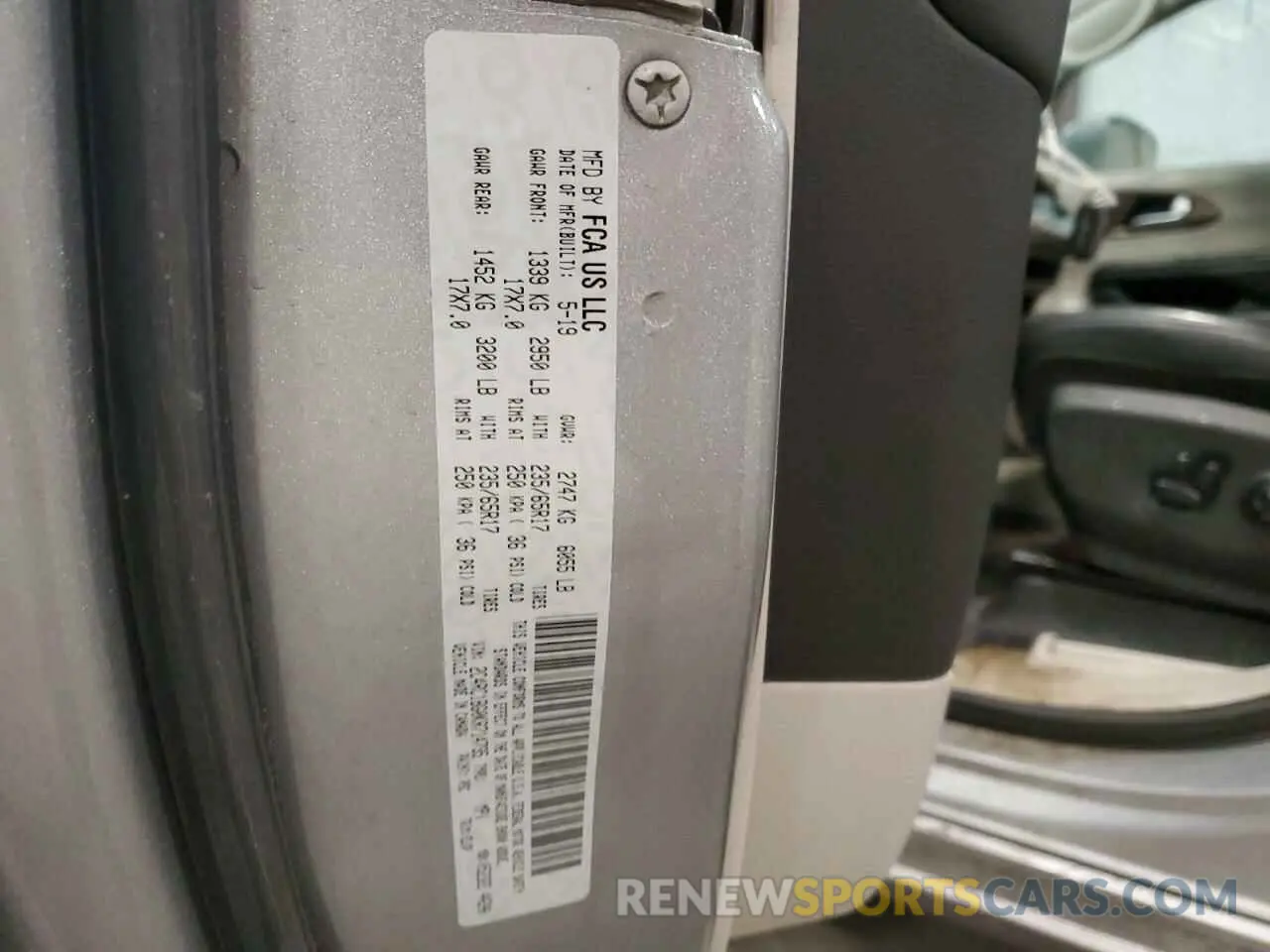 13 fotografías del automóvil dañado 2C4RC1BG0KR714735 CHRYSLER PACIFICA 2019