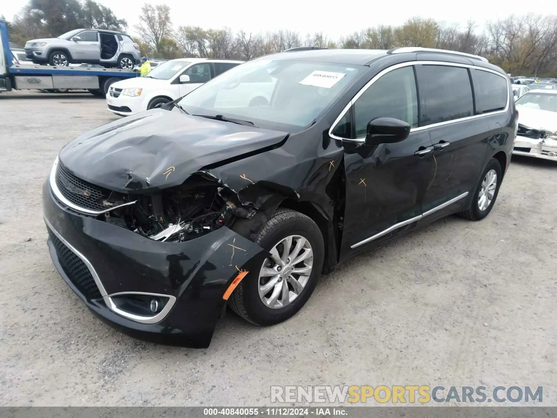 2 fotografías del automóvil dañado 2C4RC1BG5KR650109 CHRYSLER PACIFICA 2019