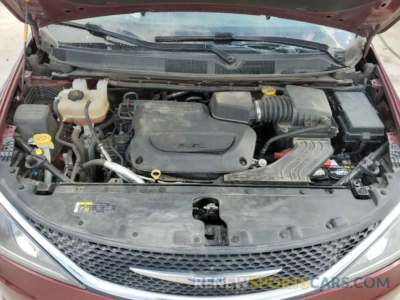 12 fotografías del automóvil dañado 2C4RC1BGXKR613007 CHRYSLER PACIFICA 2019