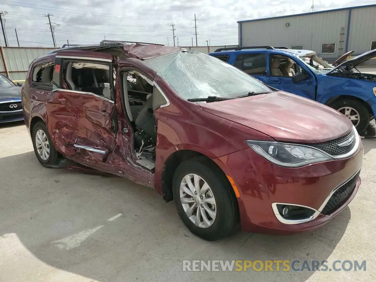 4 fotografías del automóvil dañado 2C4RC1BGXKR613007 CHRYSLER PACIFICA 2019