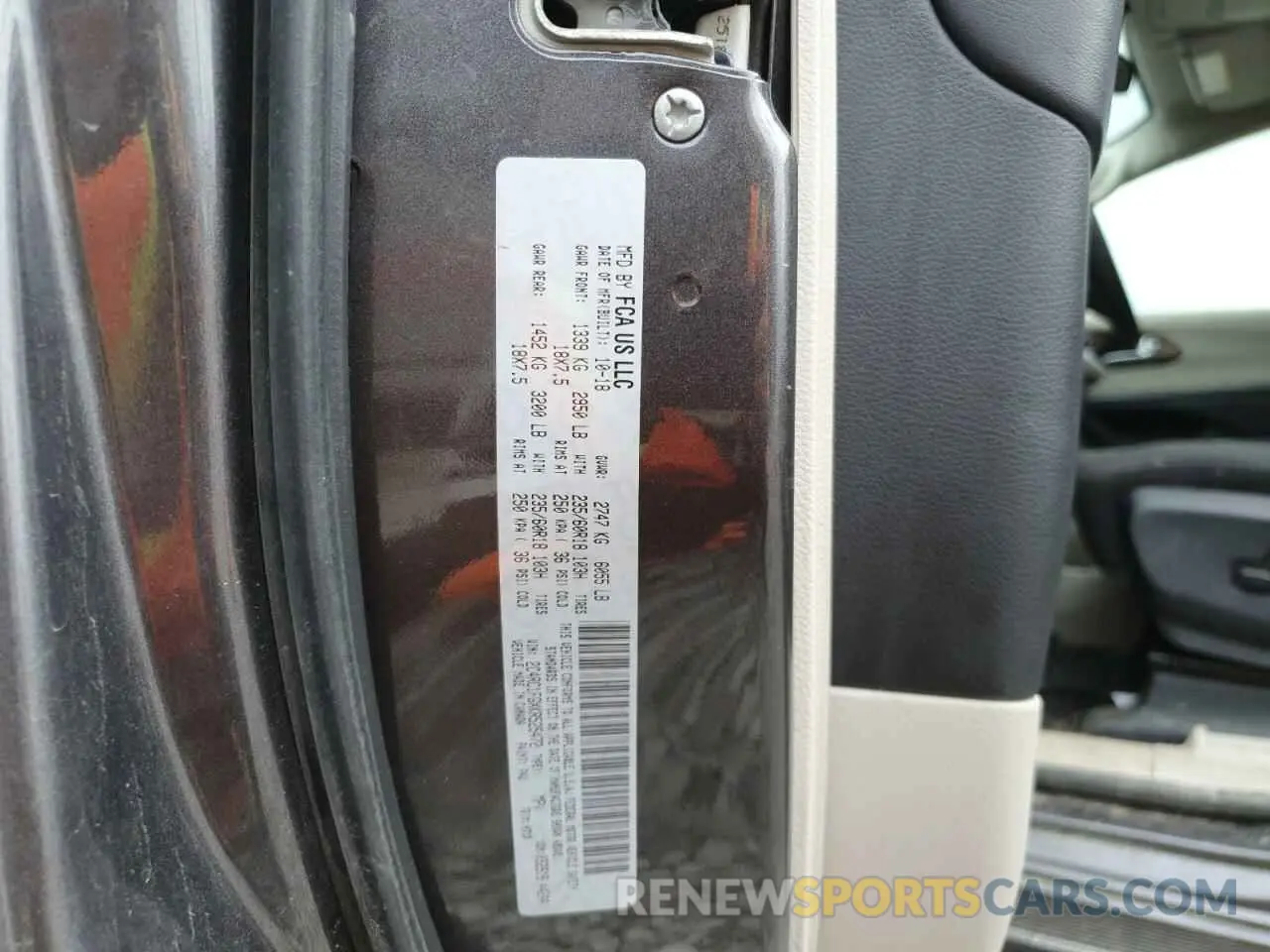 14 fotografías del automóvil dañado 2C4RC1FGXKR525472 CHRYSLER PACIFICA 2019