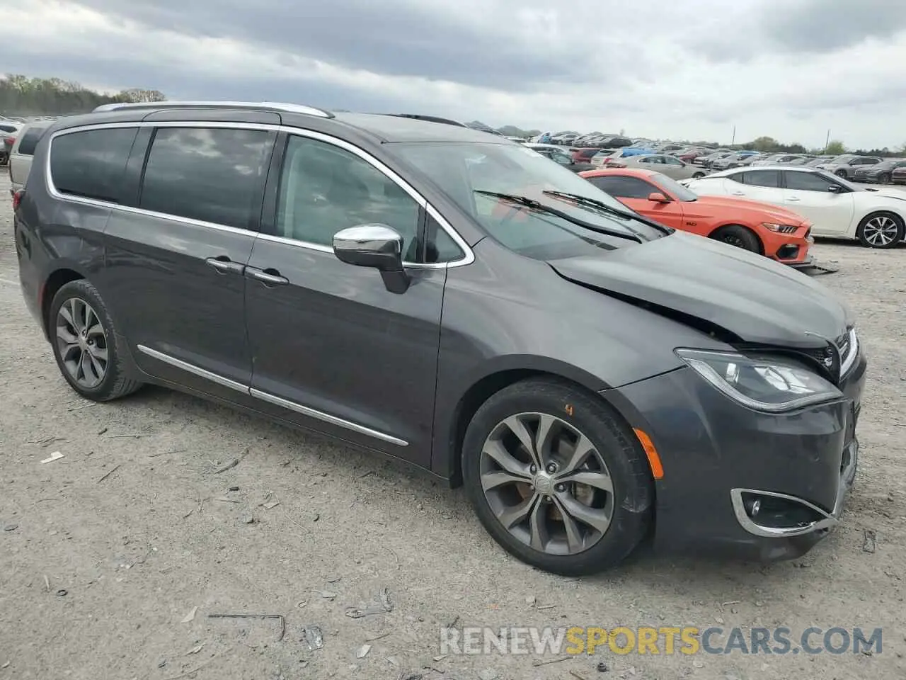 4 fotografías del automóvil dañado 2C4RC1GG1KR597630 CHRYSLER PACIFICA 2019