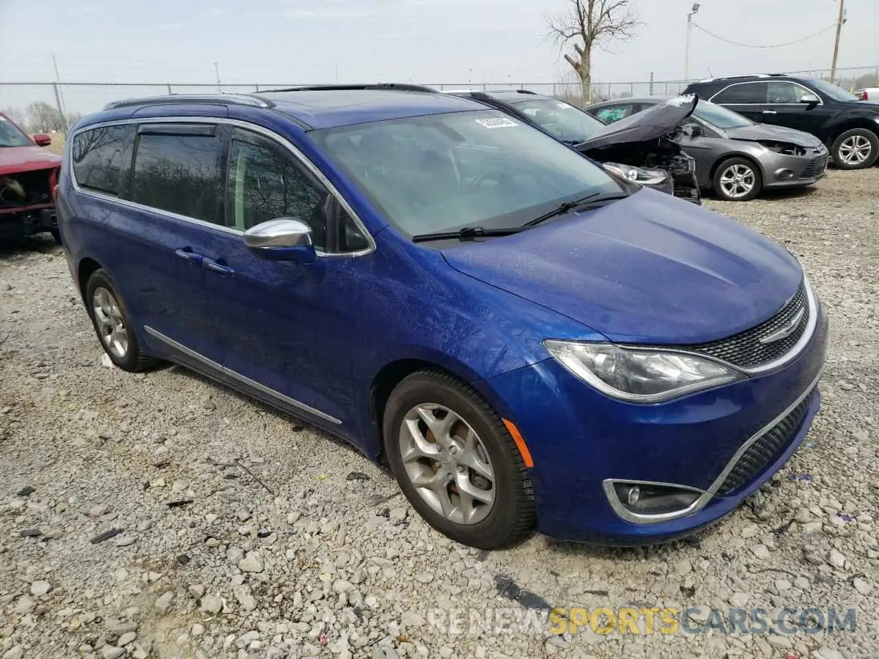 4 fotografías del automóvil dañado 2C4RC1GG1KR720715 CHRYSLER PACIFICA 2019