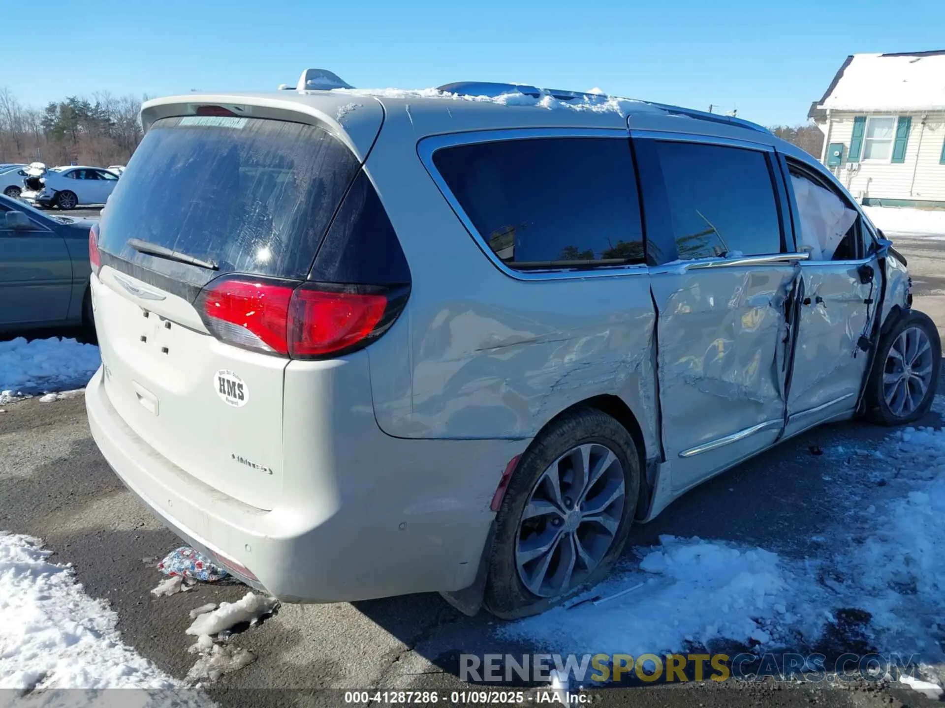 4 fotografías del automóvil dañado 2C4RC1GG4KR629258 CHRYSLER PACIFICA 2019