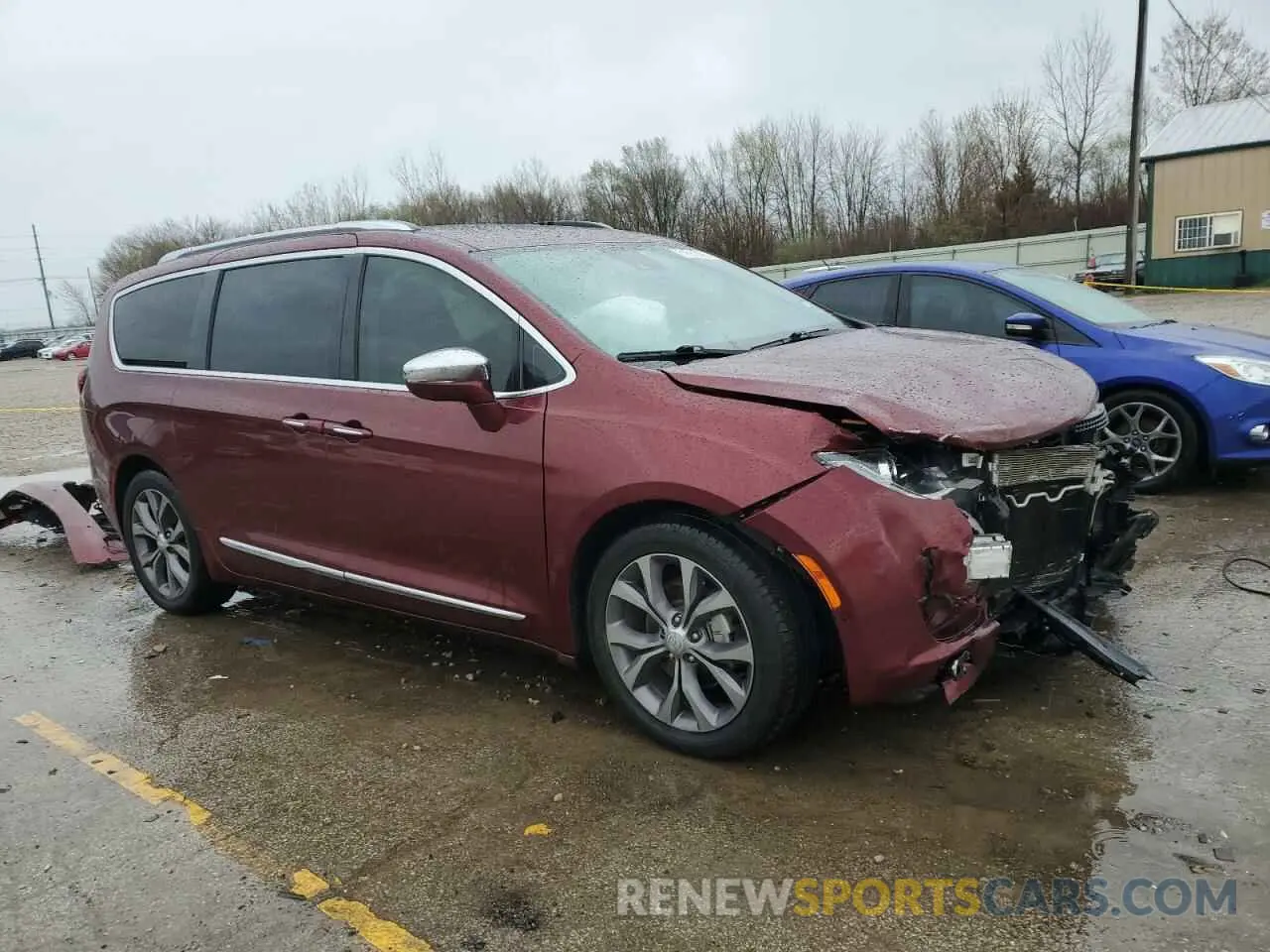 4 fotografías del automóvil dañado 2C4RC1GG5KR714318 CHRYSLER PACIFICA 2019