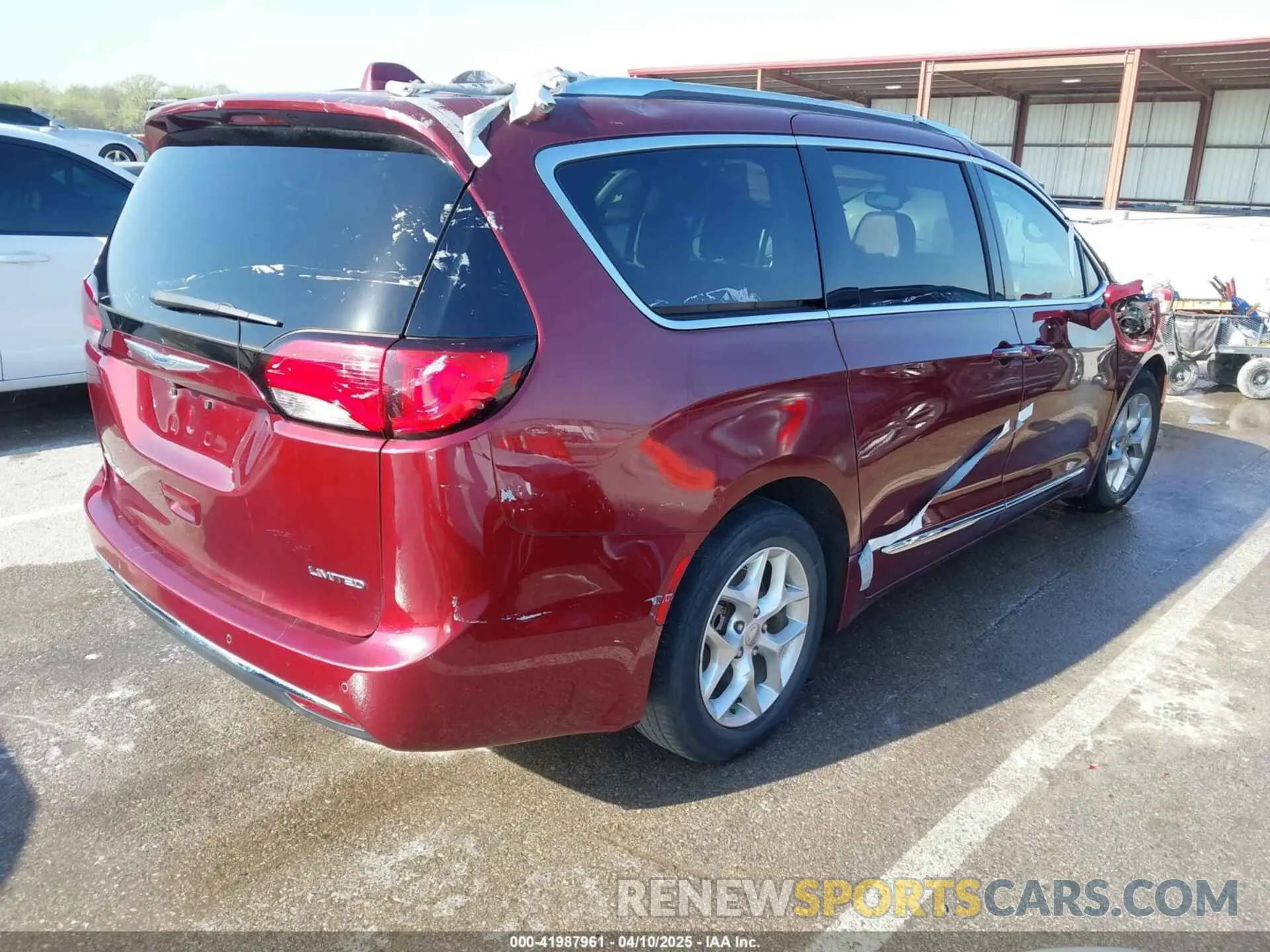 4 fotografías del automóvil dañado 2C4RC1GG5KR720135 CHRYSLER PACIFICA 2019