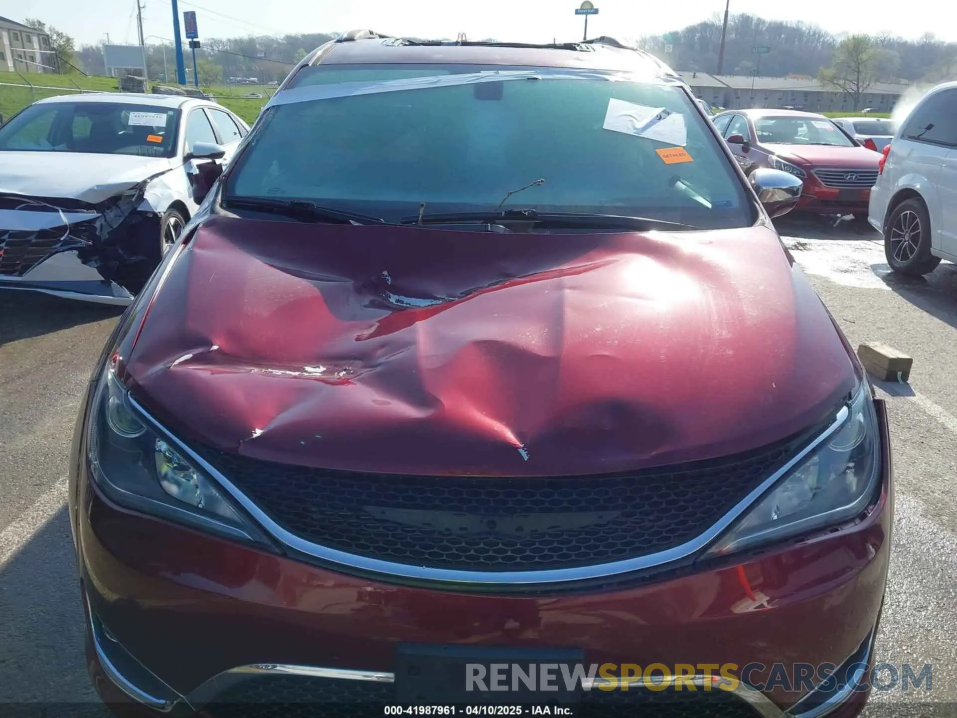 6 fotografías del automóvil dañado 2C4RC1GG5KR720135 CHRYSLER PACIFICA 2019
